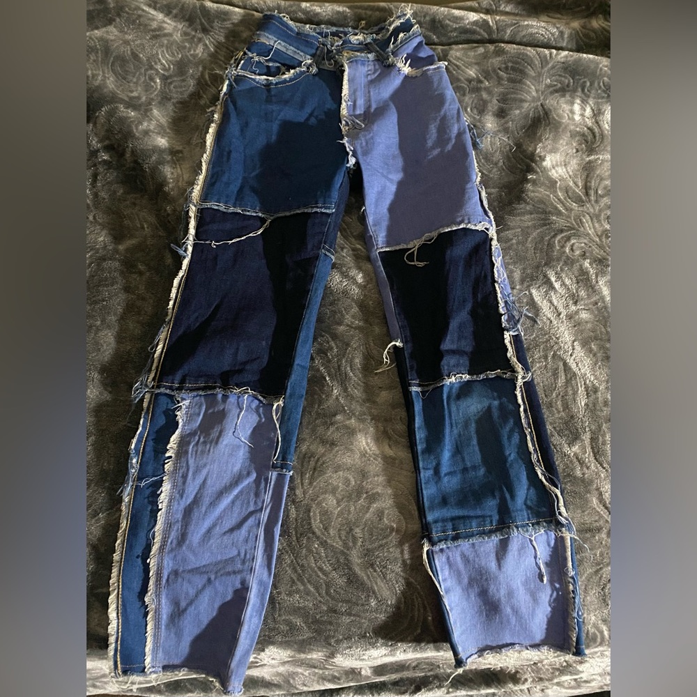 Patchwork Jeans Size XS